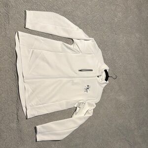 White Full-Zip Jacket